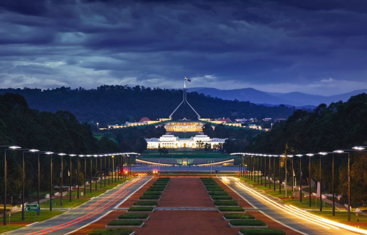 Photo of Canberra parliament