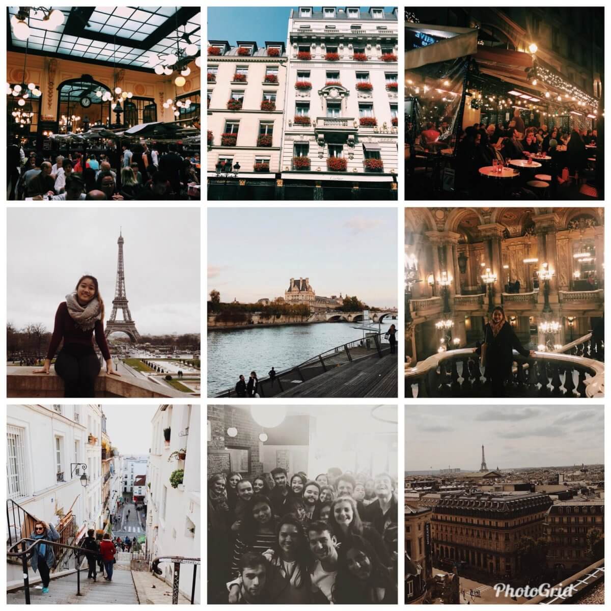 A collage showing beautiful French scenery