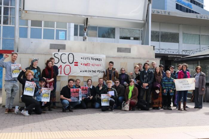 ANUSA and NUS Protest at Garema Place