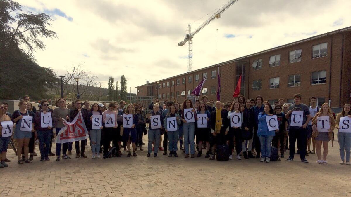 NUS Protests Funding Cuts