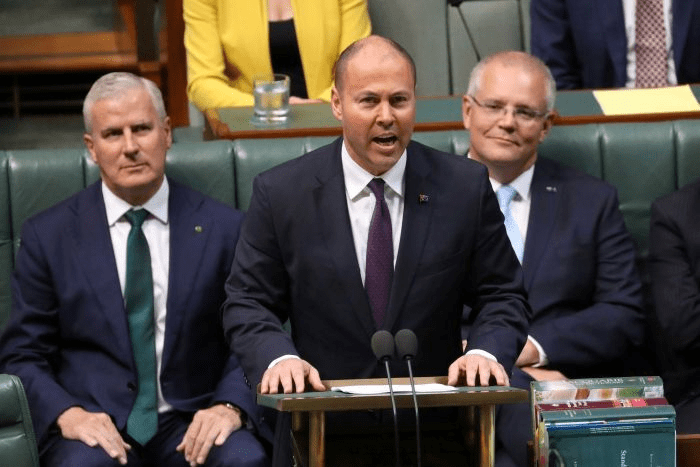 Josh Frydenberg delivers the federal budget speech